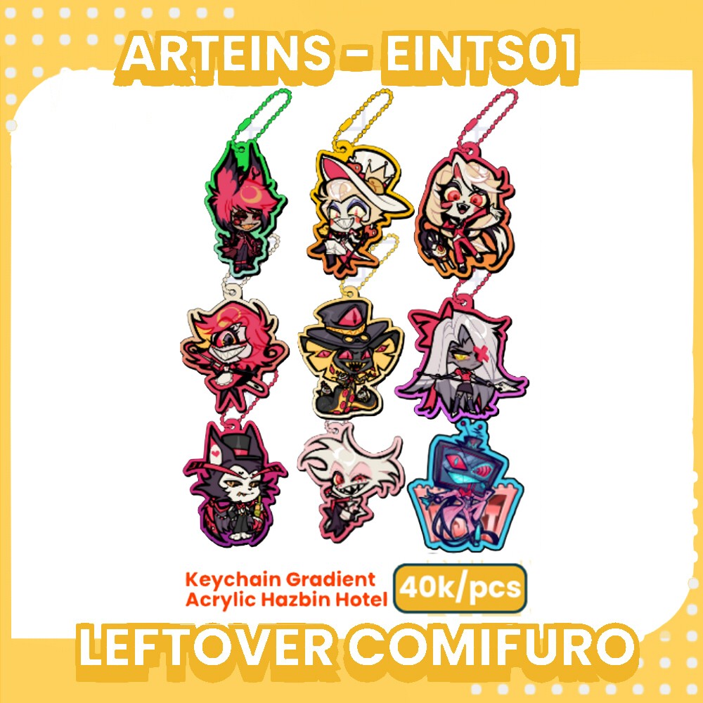Keychain Acrylic Hotel Hazbin