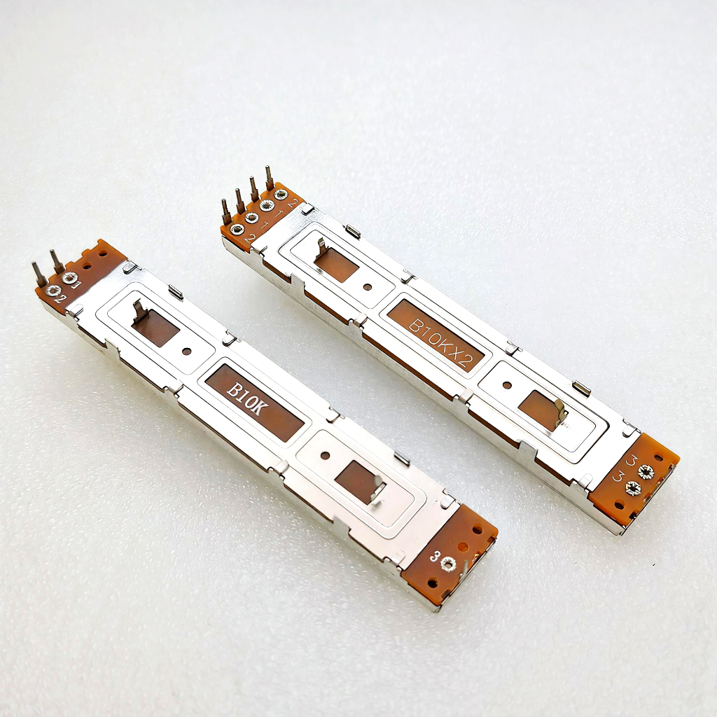 POTENSIO MIXER 8,8CM B10K MONO STEREO POTENSIO GESER 88MM 10K STEREO FADER MIXER 10K POTENSIO B1OK