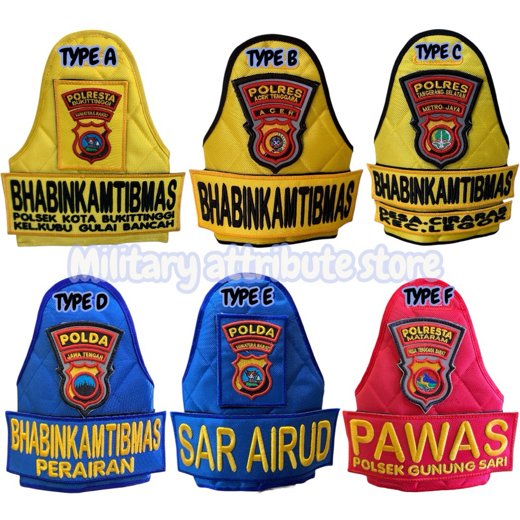 BAN LENGAN BHABINKAMTIBMAS POLRI full perekat