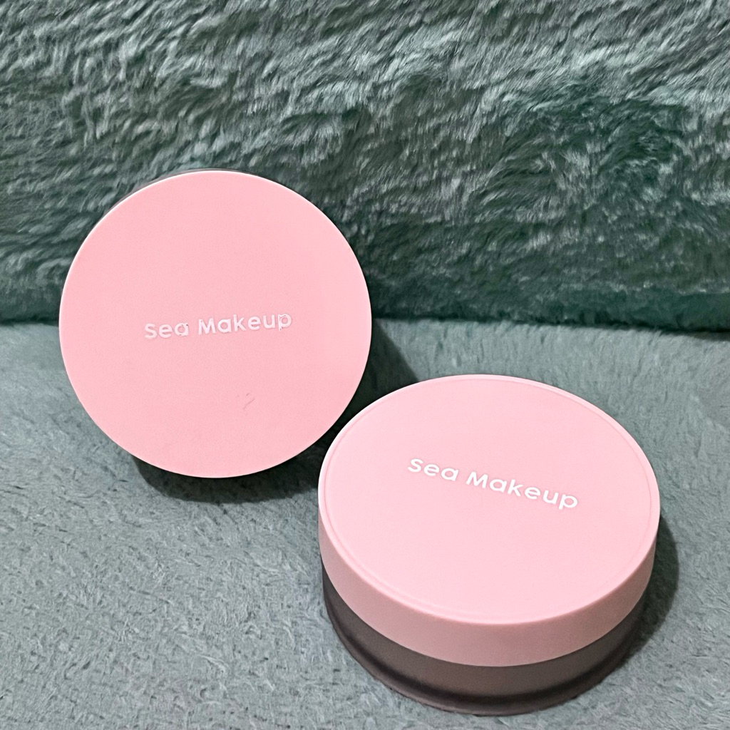 (PRELOVED) Sea Makeup Acne Blur and Set Loose Powder – Bedak Tabur Oil Control dengan Butiran Halus,