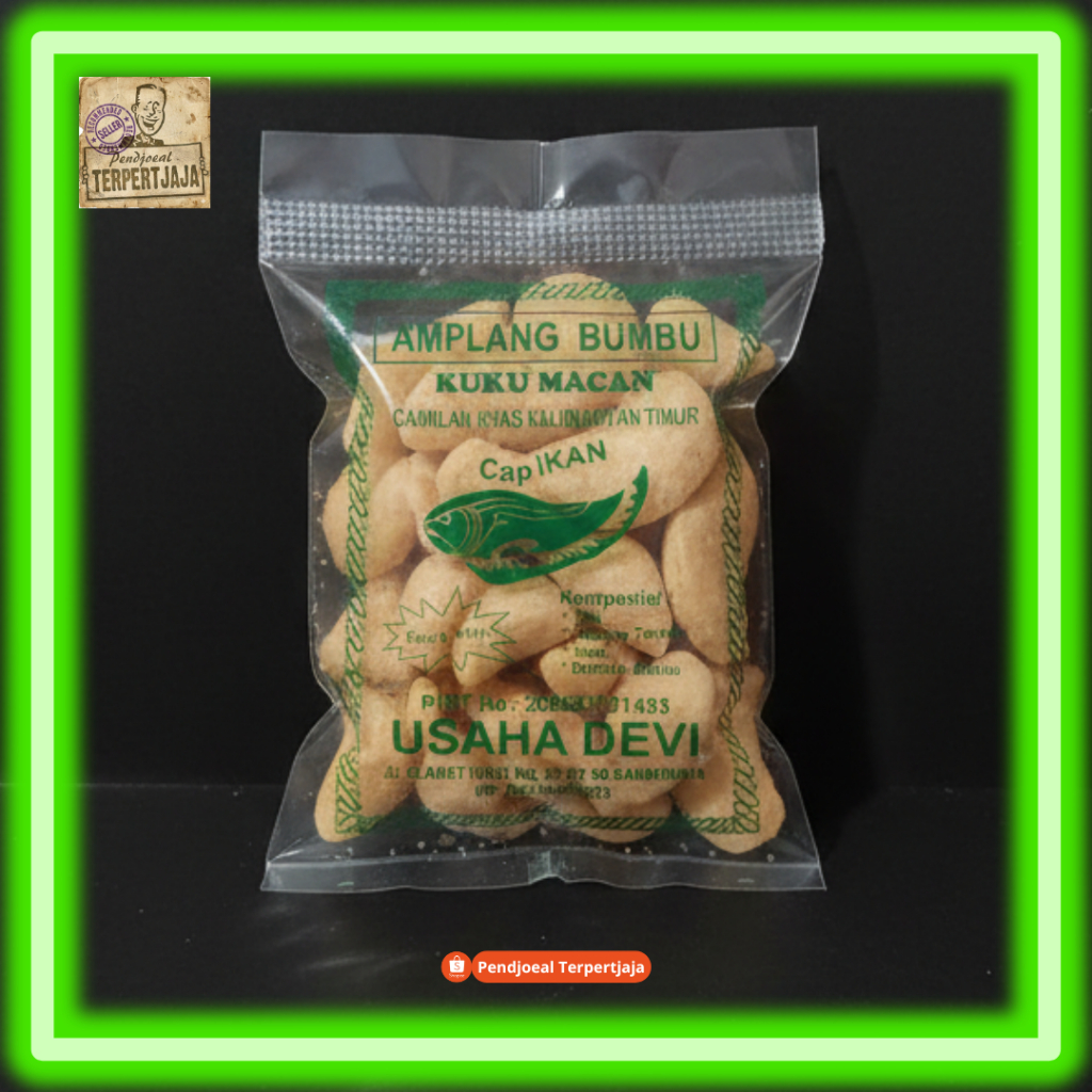 Amplang Bumbu Usaha Devi Samarinda -  Kerupuk Kuku Macan Camilan Khas Kalimantan Timur Asli & Gurih