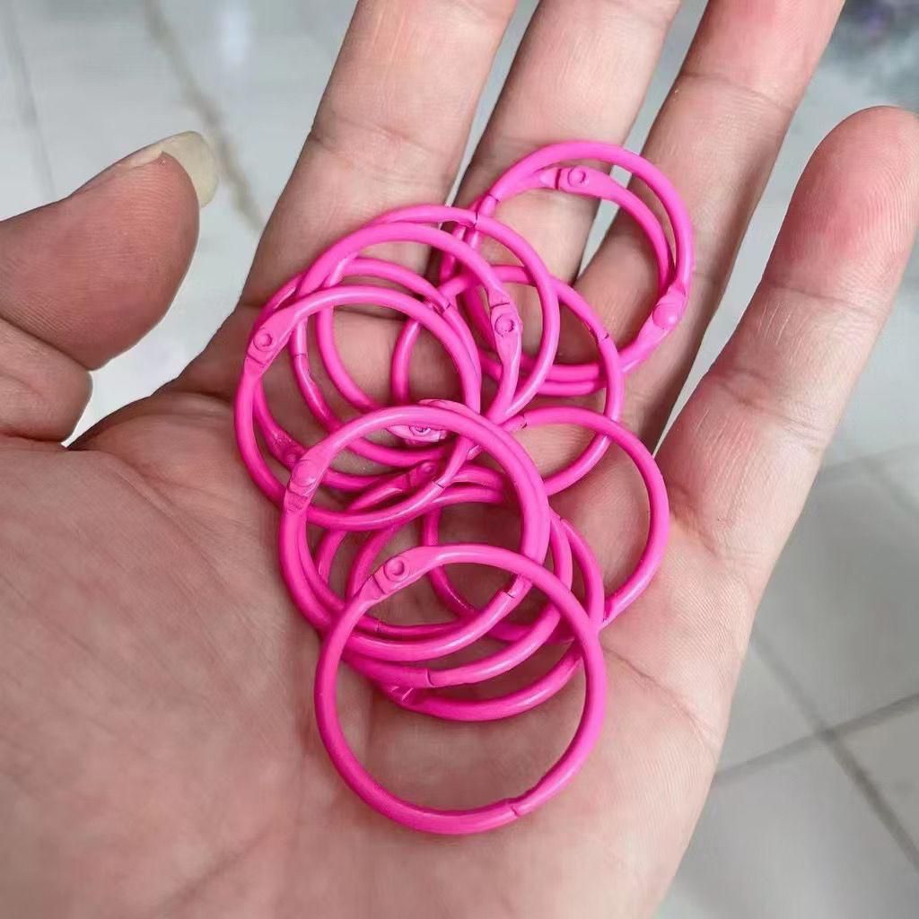 Ring O buka Ganci tutup warna 30mm,warna solid cantik