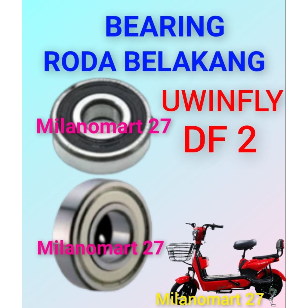 bearing roda belakang sepeda listrik uwinfly DF2 laker klahar roda dinamo belakang sepeda listrik uw