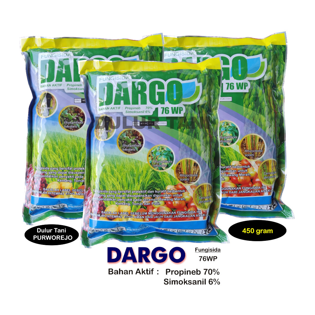 Fungisida DARGO 450 Gram Propineb + Simoksanil