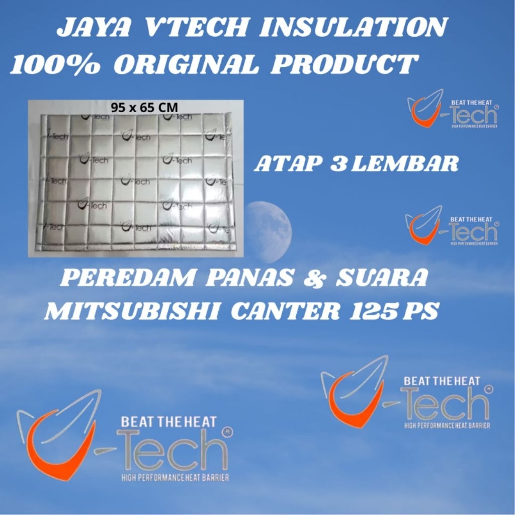 VTECH ORIGINAL , Peredam Panas & Suara Plafon MITSUBISHI CANTER