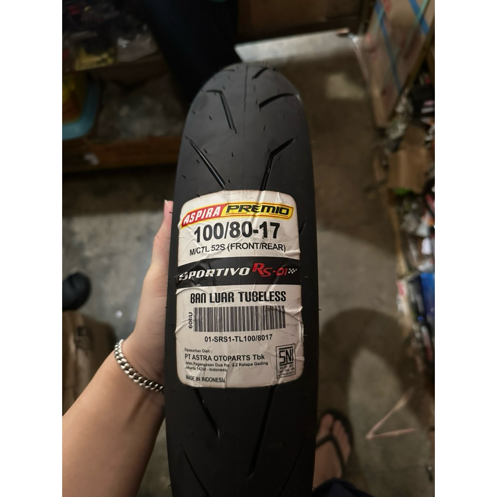 ASPIRA PREMIO 100 / 80 - 17 BAN TIRE 100/80-17 Soft Compound