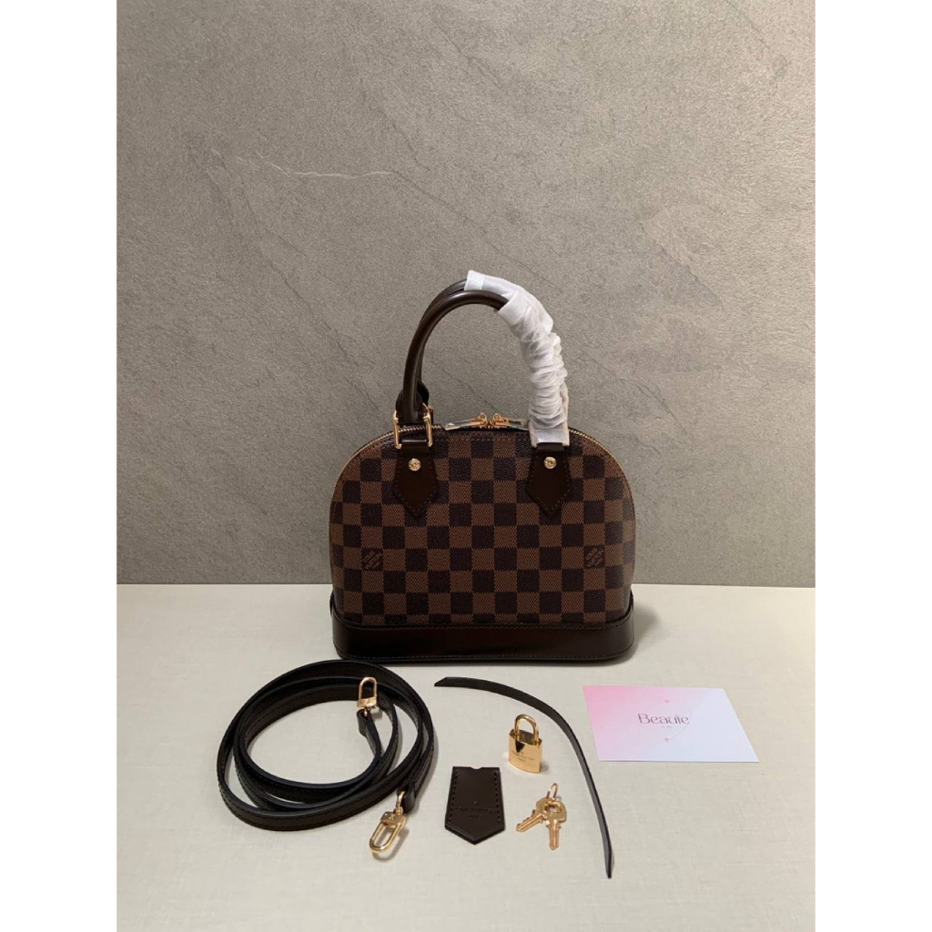 Alma BB Damier Ebene Canvas