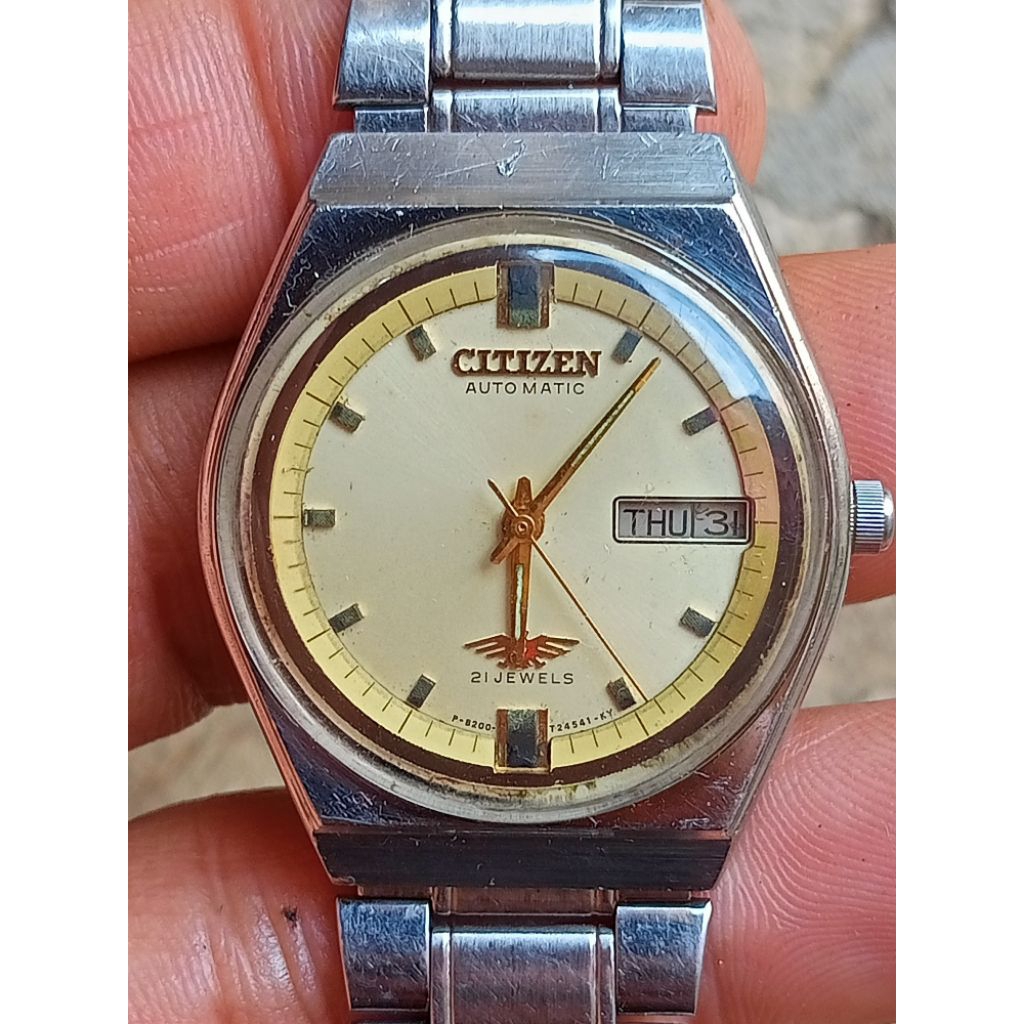 jam tangan automatic citizen jadul original