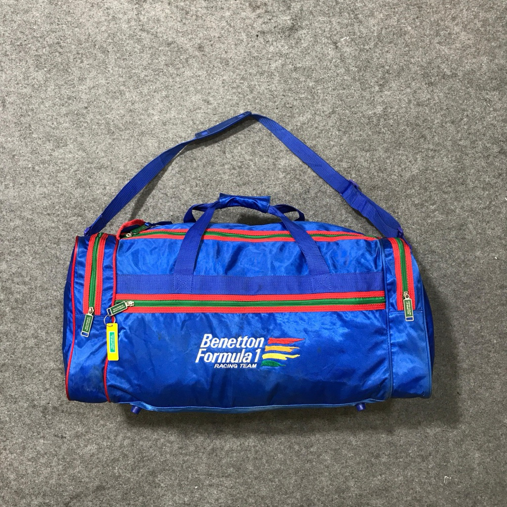 duffel bag benetton formula 1 travel bag tas minggat tas traveling tas backpacker