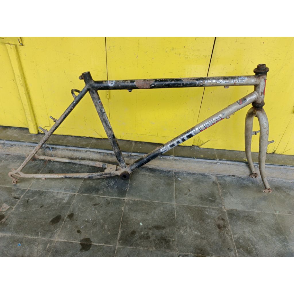 framefork sepeda mtb 26 second do semi verty ada minus dikit