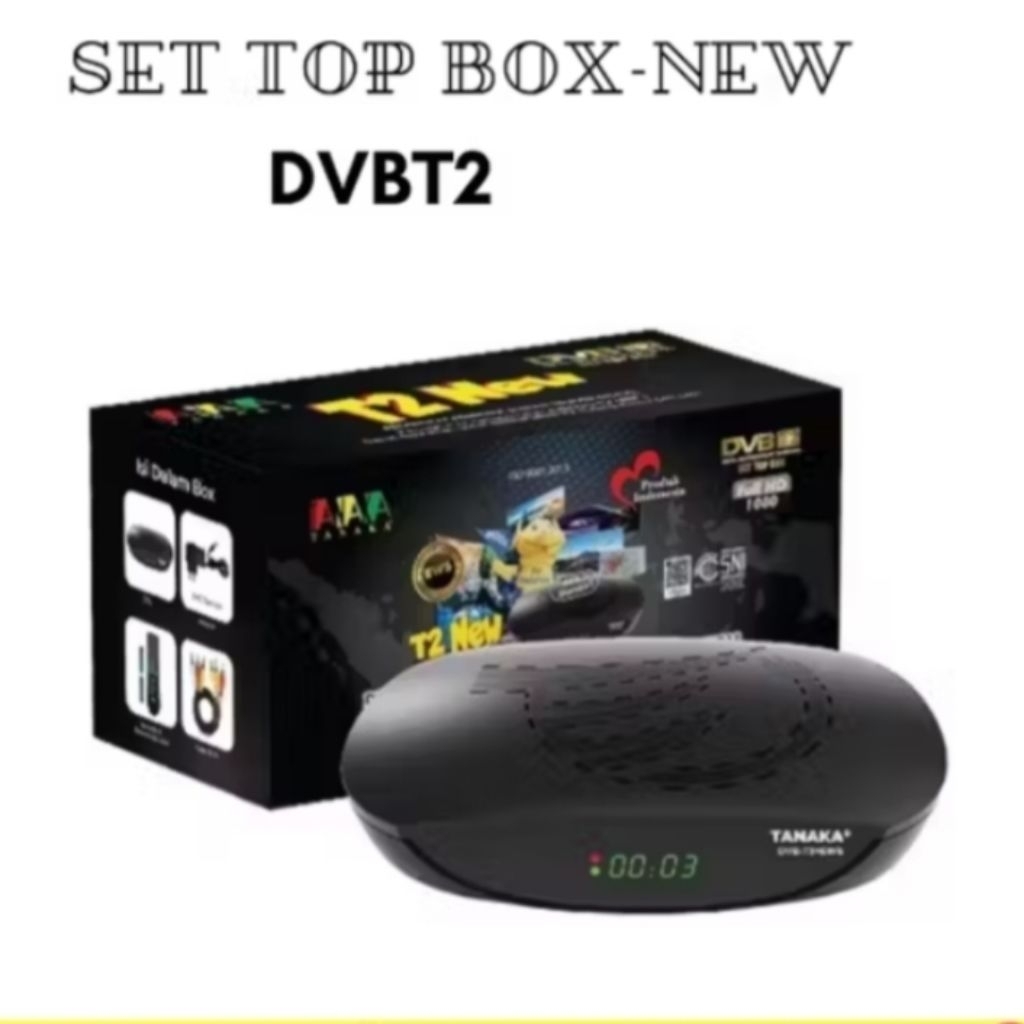 STB TANAKA T2 NEW DVB T2 SET TOP BOX TANAKA T2 NEW EWS