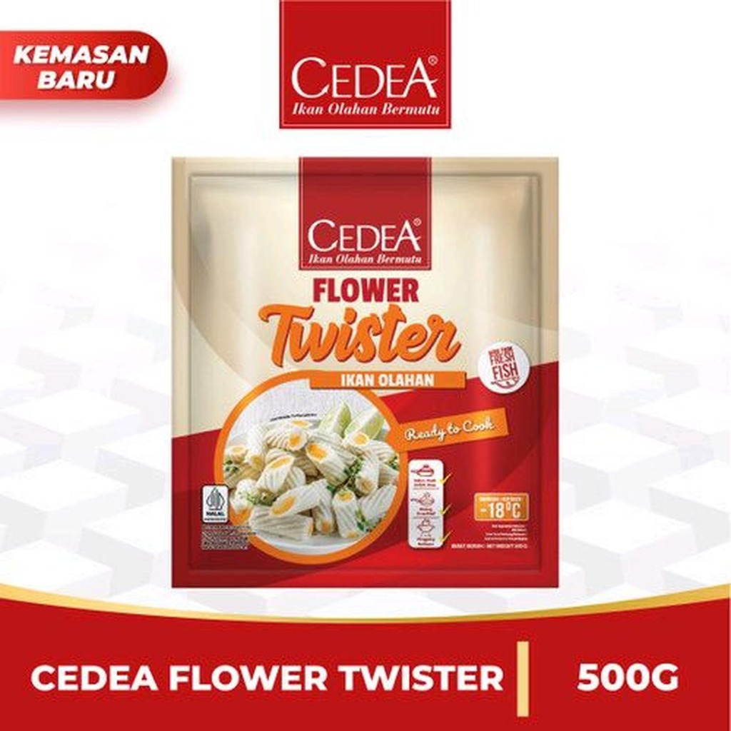 Cedea Flower Twister 500Gram | Cedea Seafood Ikan Olahan