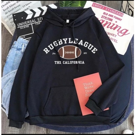 RUGBY SWEATER WANITA - SWEATER HOODIE WANITA - SWEATER HOODIE FLEECE