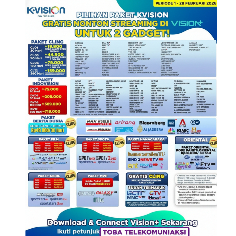 Paket Spotv K-Vision MotoGP Badminton [SPOTV1]