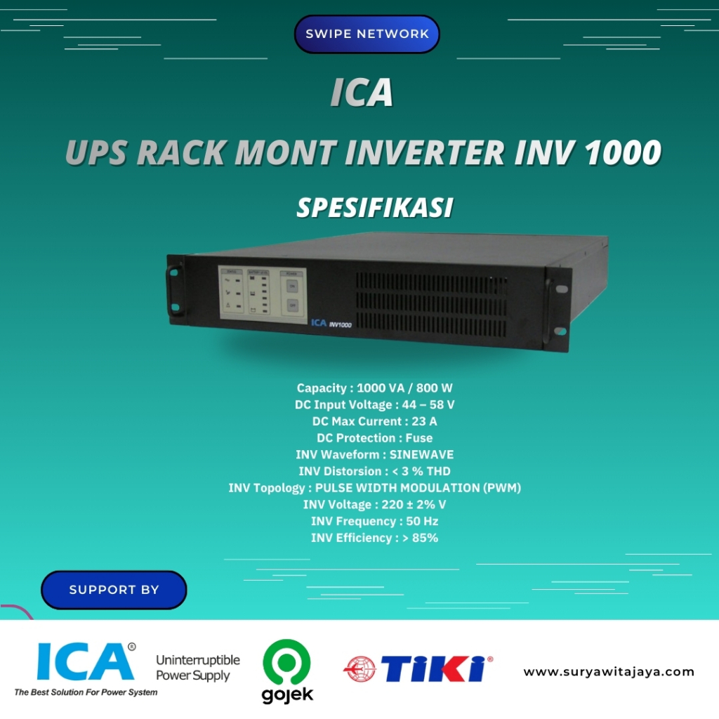 UPS Rack Mont Inverter INV 1000