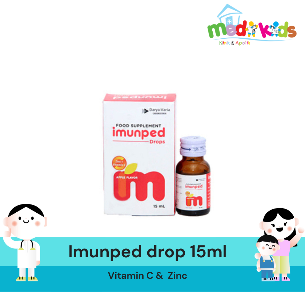 Imunped Drop 15ml  - Vitamin Anak Daya Tahan Tubuh Vit C dan Zinc