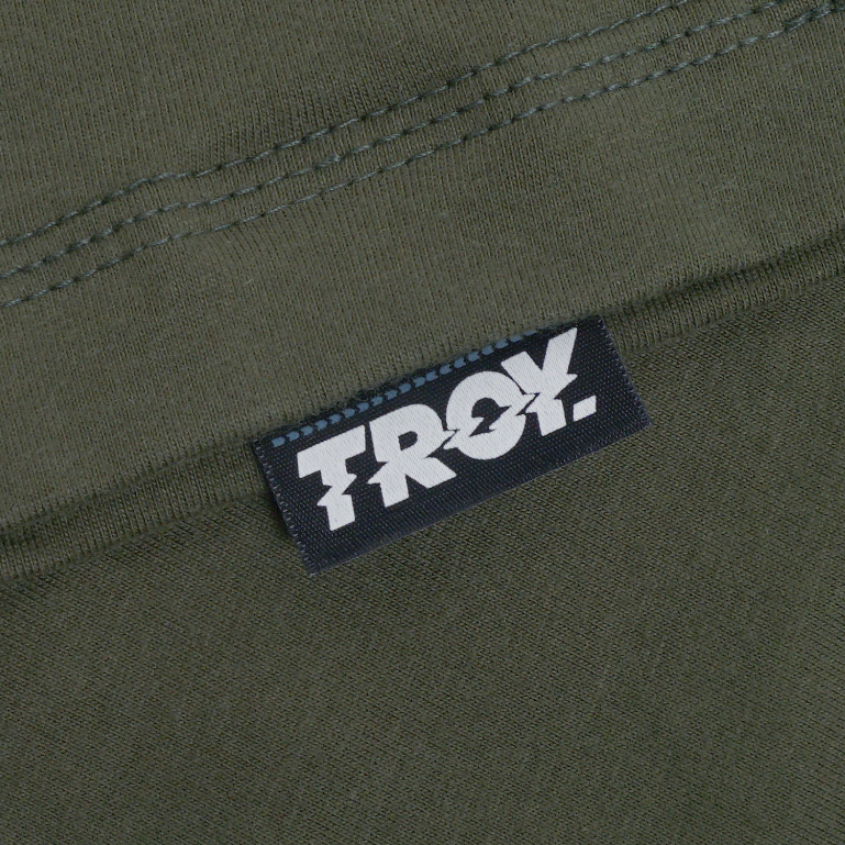 Troy Company Tshirt Army Green Fly Beyond - Kaos Lengan Pendek Kaos Hijau Army MTD 3524