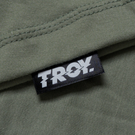 Troy Company Tshirt Sage Green Flouer - Kaos Lengan Pendek Kaos Hijau Sage MTD 3519