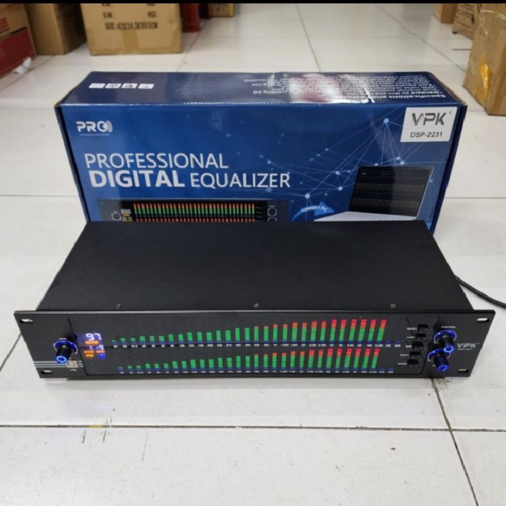 Equaliser digital VPK 2231 original EQX VPK DSP 2231| melody classic