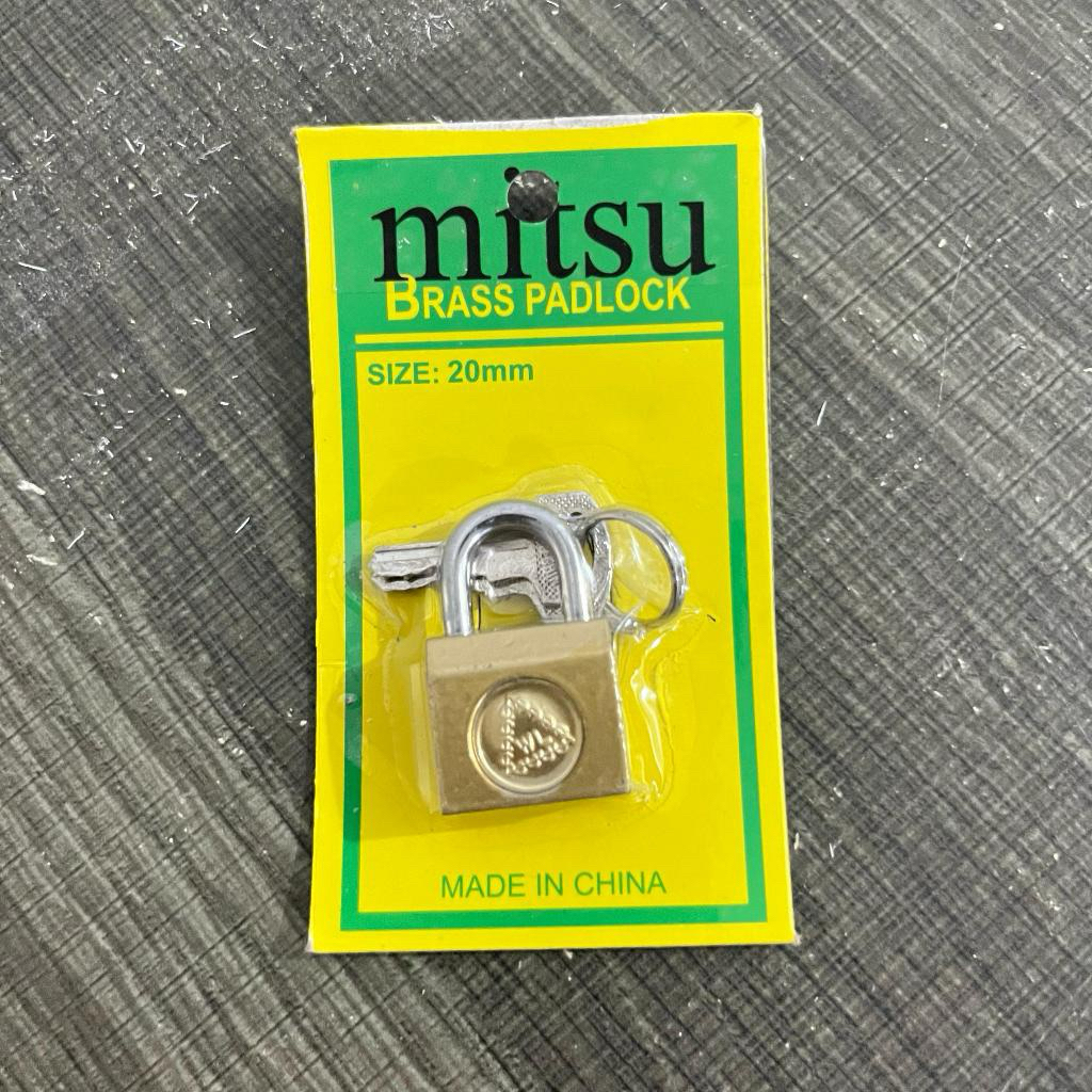 Gembok Padlock Mitsu Kecil 20mm Untuk Tas