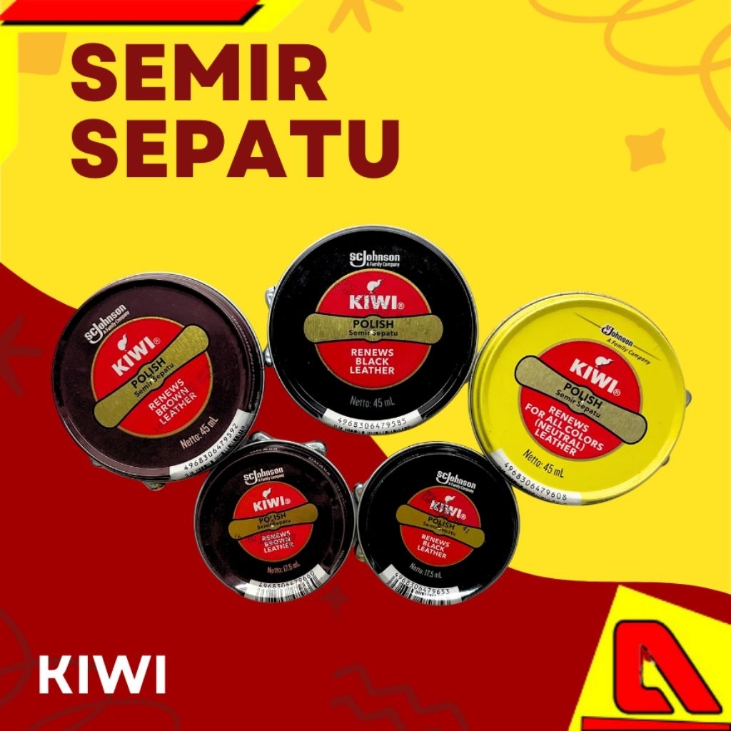 KIWI KALENG BESAR DAN KECIL/SEMIR SEPATU KALENG