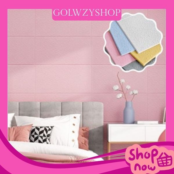 HL0541 Wallpaper Dinding Foam 3D Sticker Wall Decoration Dekorasi Rumah Wallpaper atap plafon