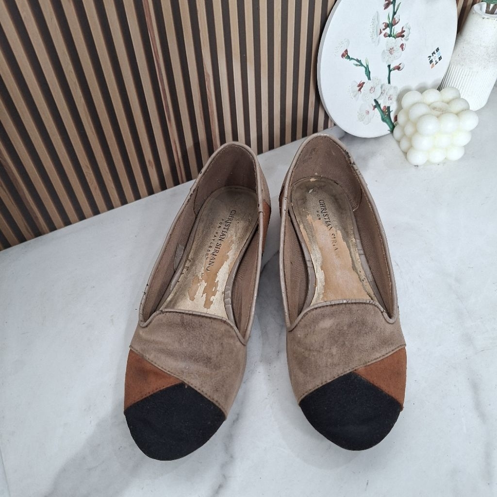 PRELOVED SEPATU FLAT WANITA SEPATU KERJA