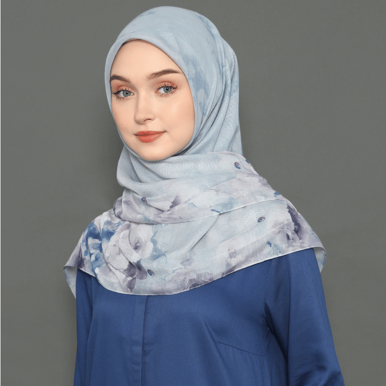 NEW ARRIVAL  Miss Color Polycotton - Premium Turkey Scarf - ALMIRA Series - Segi empat 120x120