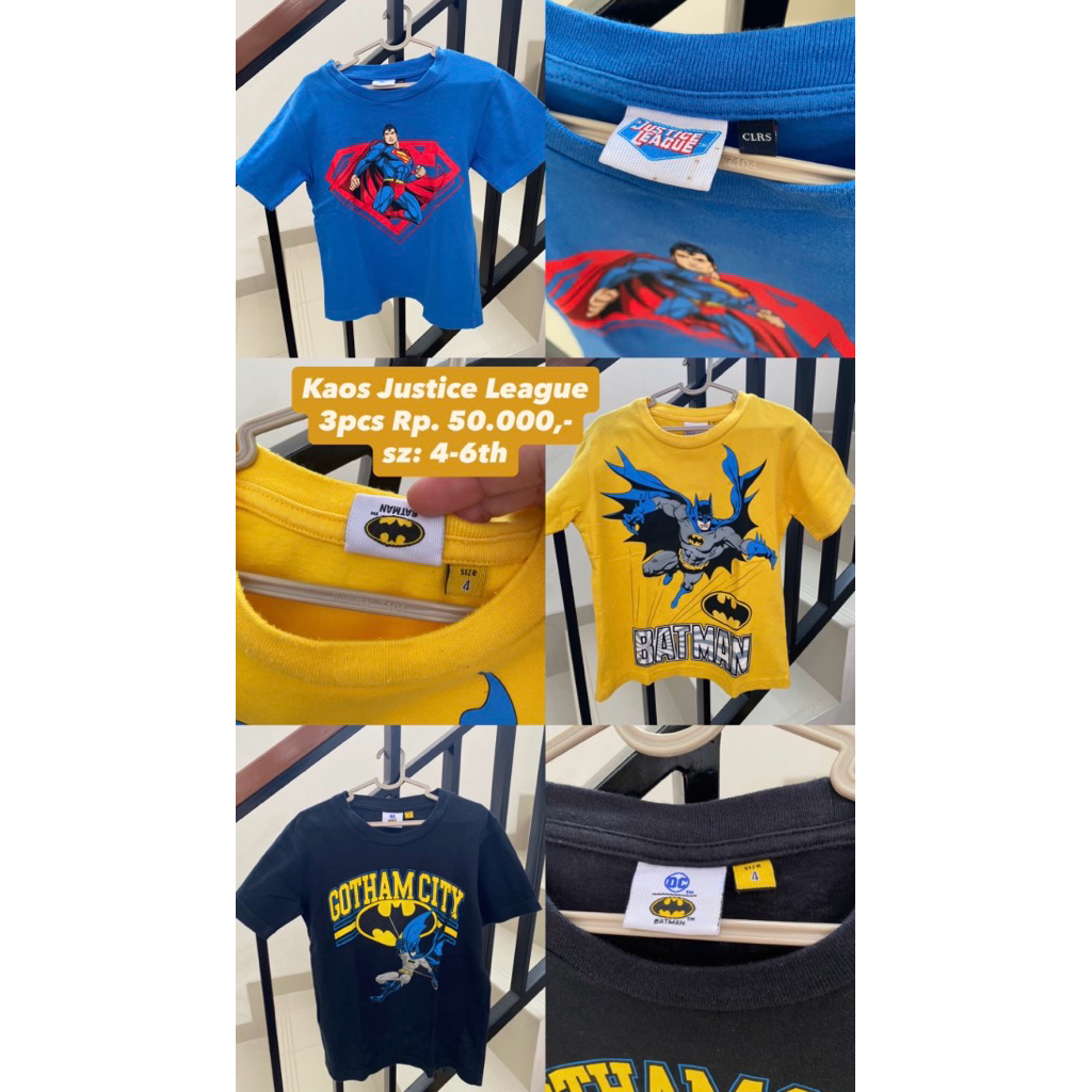 Kaos anak justice league