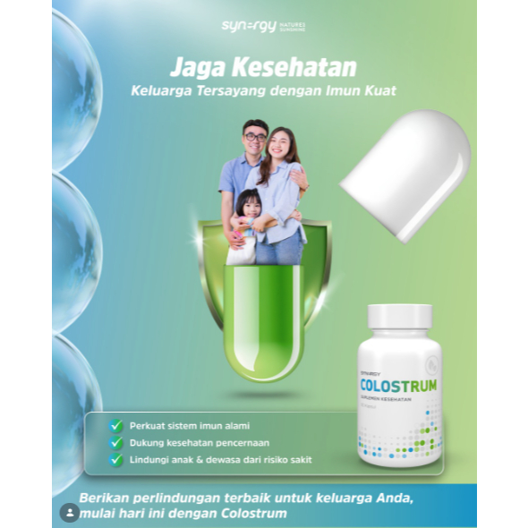 COLOSTRUM Synergy Suplemen Imun Alami Bovine Colostrum