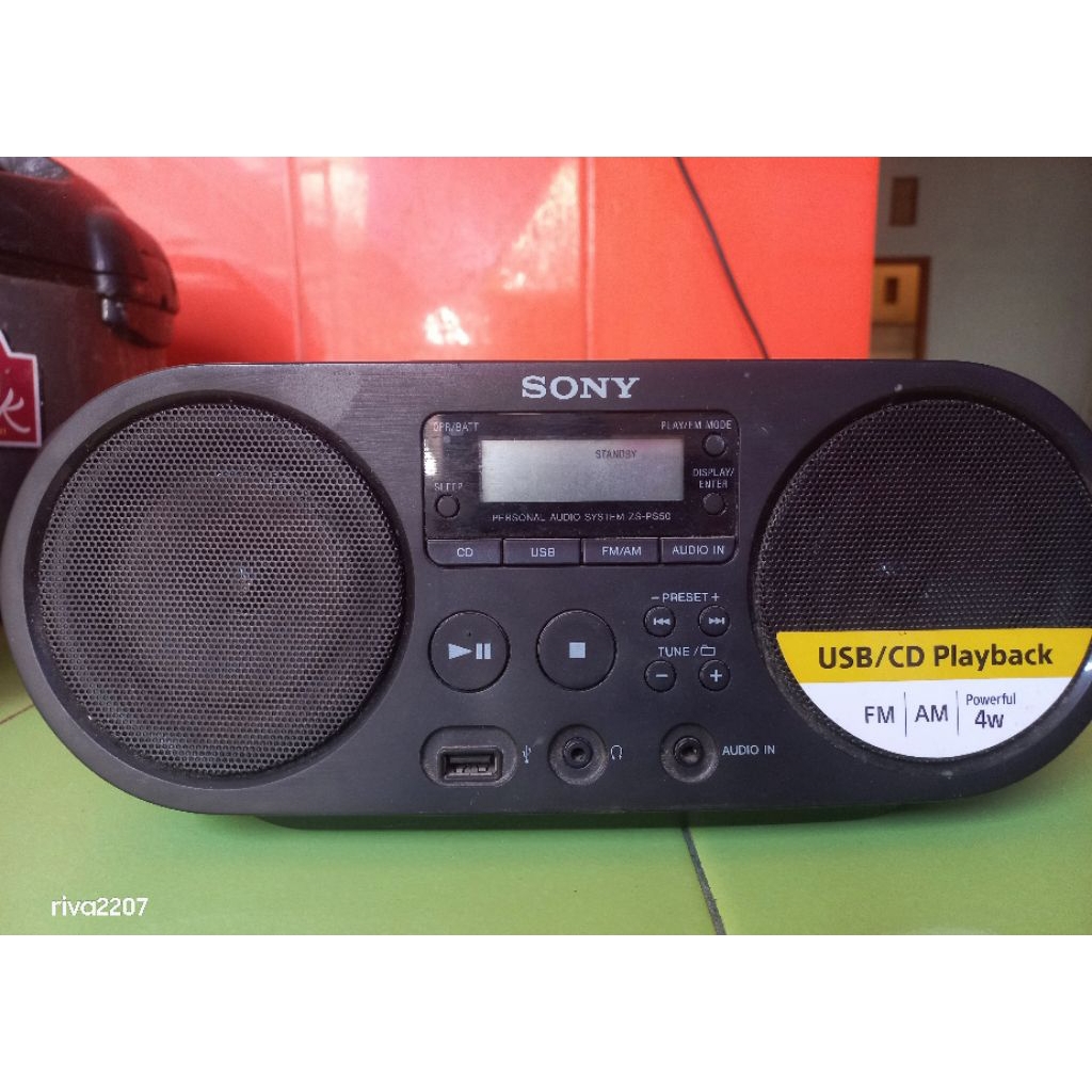 cd player sony - ZS - PS50 - PERSONAL AUDIO SYSTEM SONY - DISCMAN