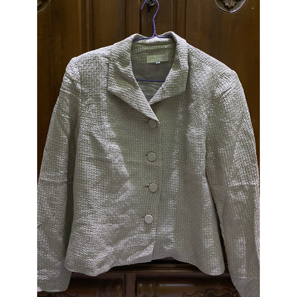 PL BLAZER PUFFY CREAM BLINK BLINK