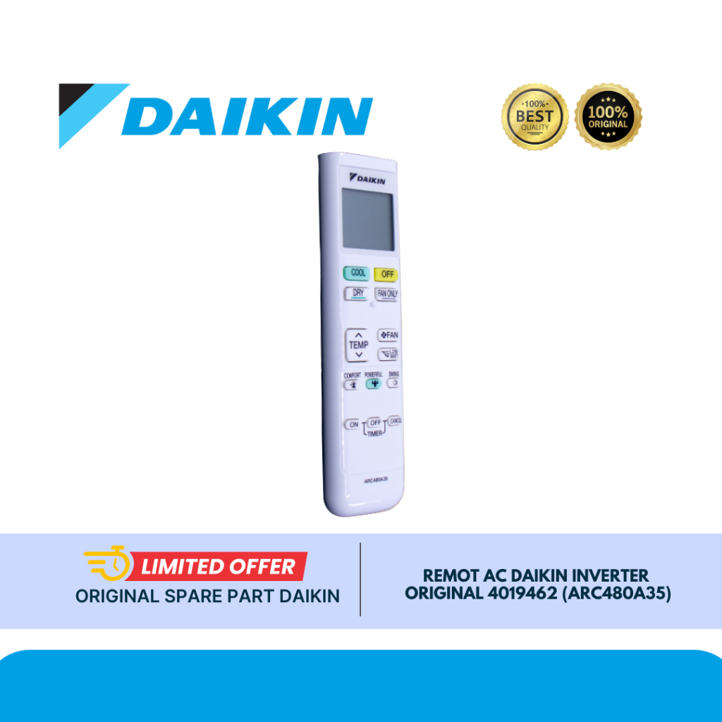 REMOT AC DAIKIN INVERTER FTKQ15SVM4 FTKQ15UVM4 FTKQ20SVM4 FTKQ20UVM4 FTKQ25SVM4 FTKQ25UVM4 FTKQ35SVM