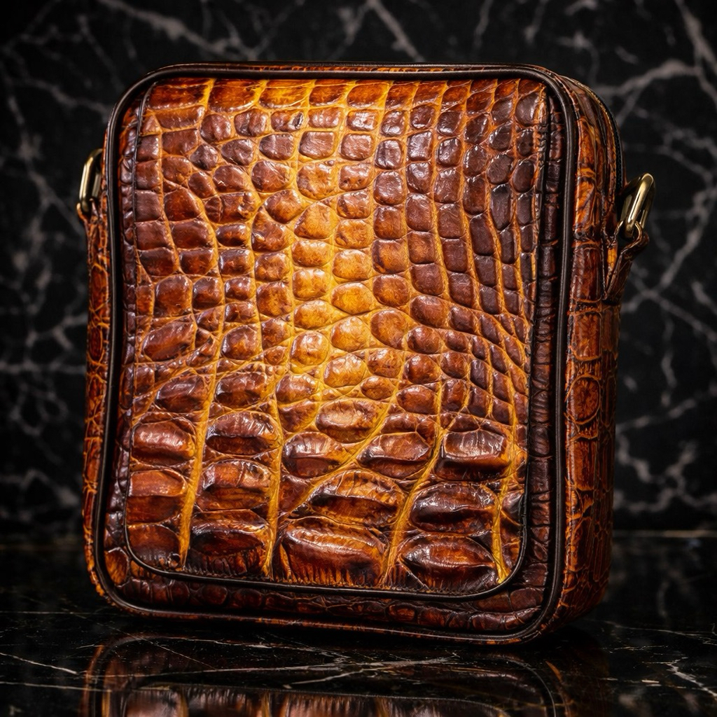 Tas Selempang Kulit Buaya