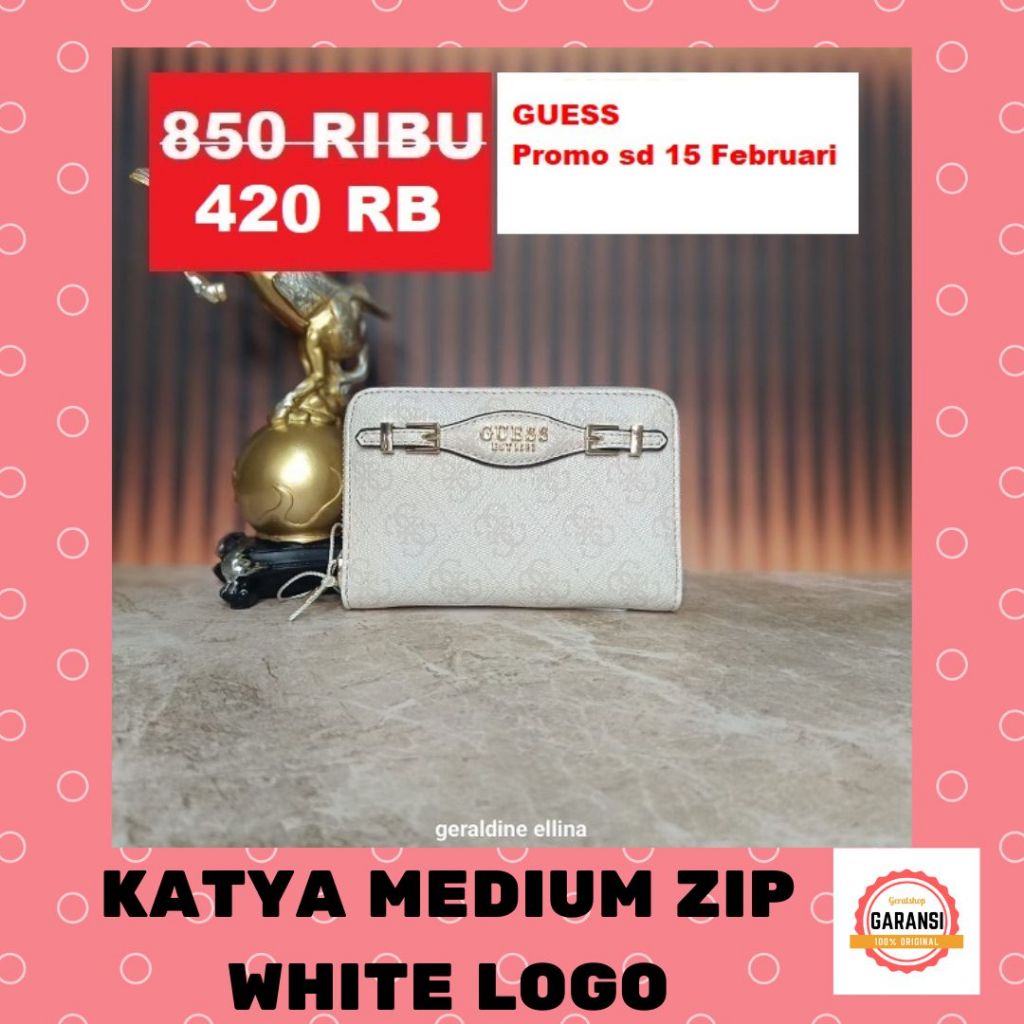 Dompet Guess seri KATYA MEDIUM wallet sale original store