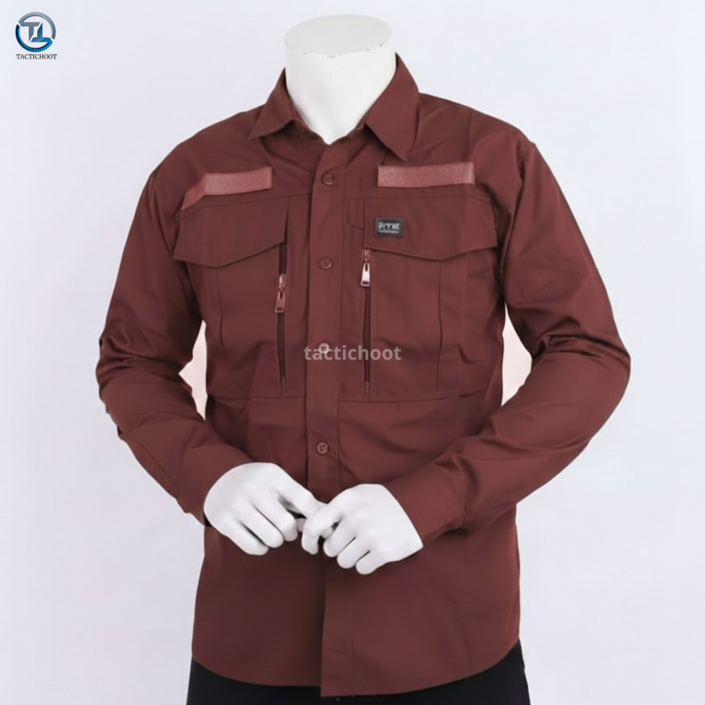 Kemeja WTAC Tactical Tactical Drone Original - Baju Kerja Lapangan Outdoor Ripstop