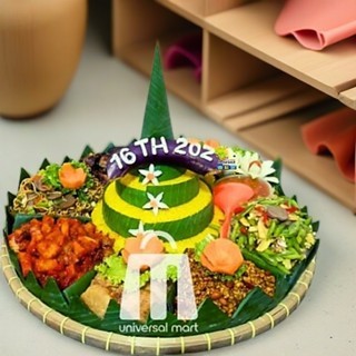 Nasi Tumpeng 5 Porsi Menu Ayam dan Daging