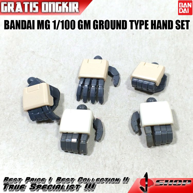 BANDAI MG 1/100 GM GROUND TYPE HAND SET MG2158