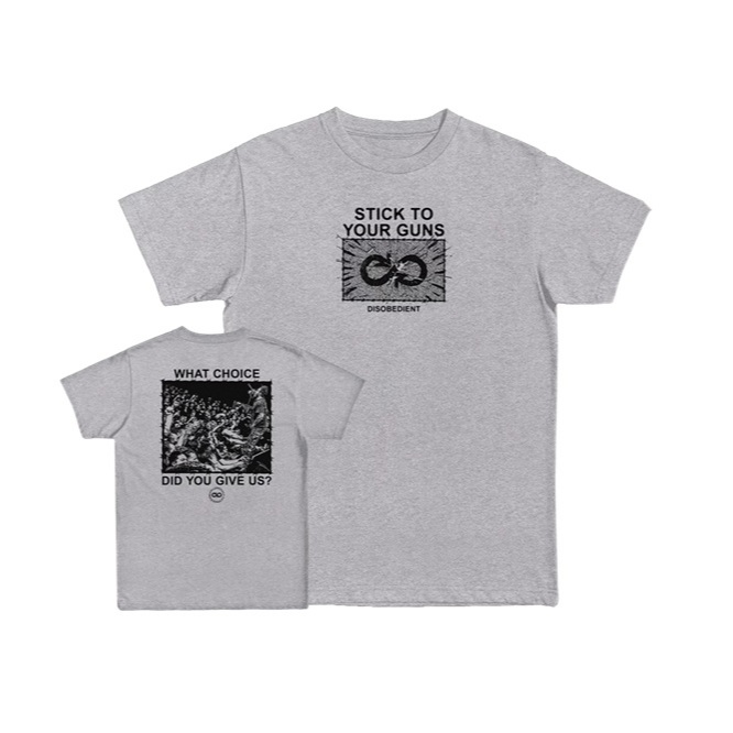 STICK TO YOUR GUNS WHAT CHOICE TAG GILDAN HEAVY T SHIRT