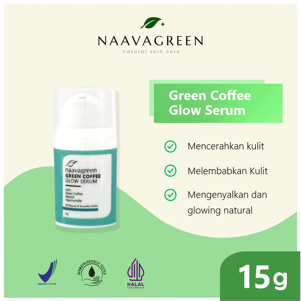 100% NAAVAGREEN GREEN COFFEE SERUM-NAAVAGREEN -NAAVAGREEN ORIGINAL-COFFEESR