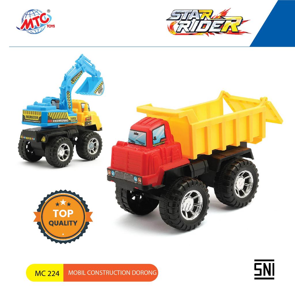Mainan Anak Mobil Construction Truck Dorong Star Rider TMC 224-X
