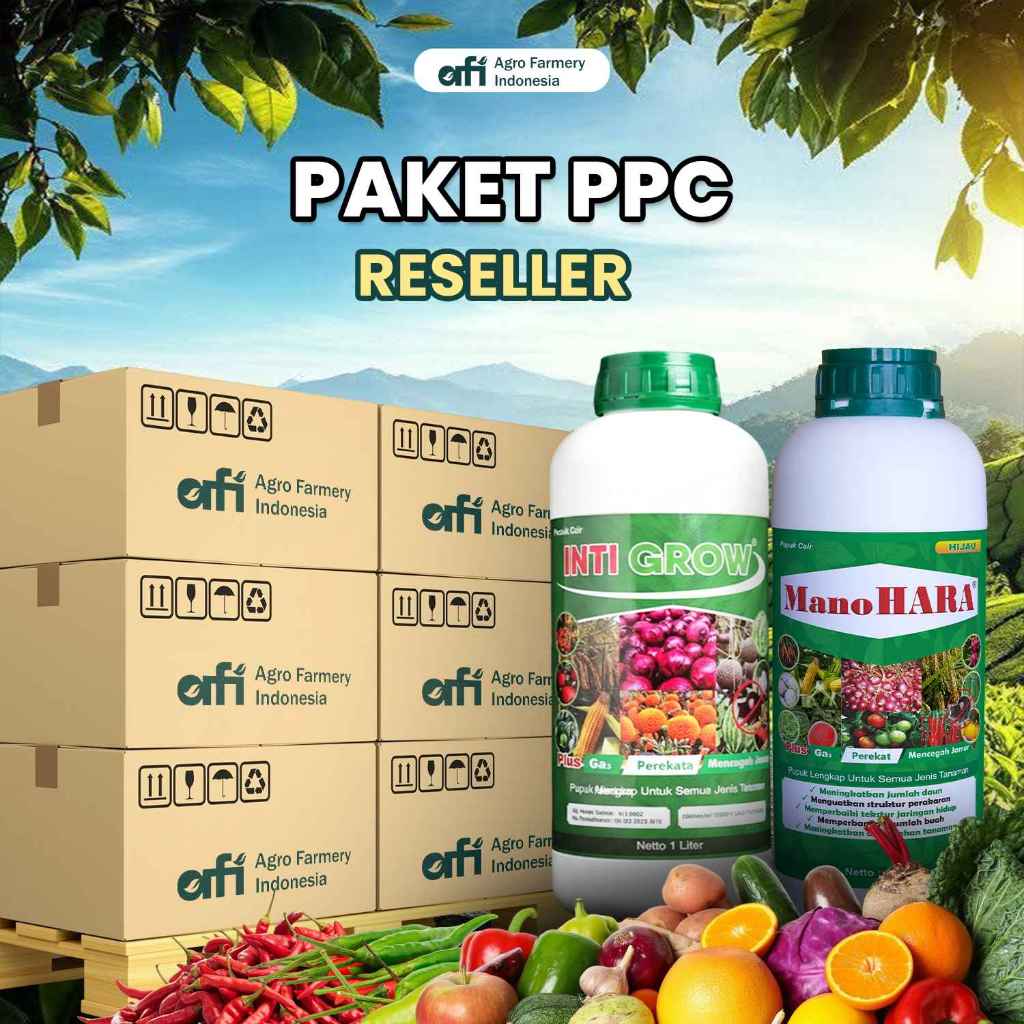 [PAKET RESELLER PPC] Business Package Pupuk PPC - ManoHara Hijau, Inti Grow