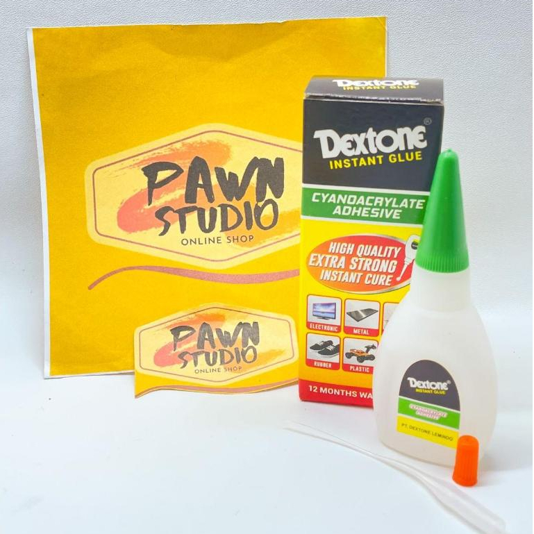 [50 PCS] Lem Tetes Korea Dextone Serbaguna 15gr ORIGINAL / Lem Tetes Instan Cepat Kering / Lem Setan