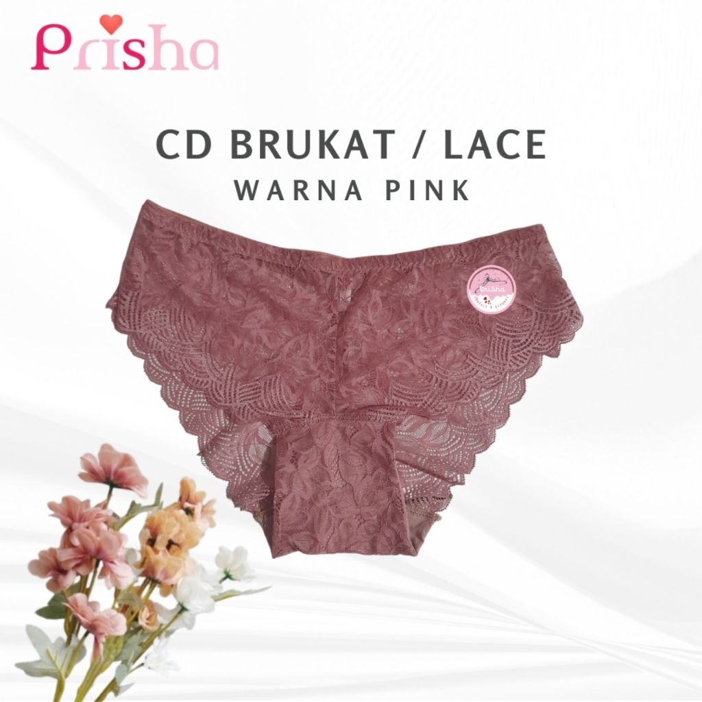 Prisha Celana Dalam Wanita Seksi Celana Dalam Wanita Renda Celana Dalam Wanita Brukat Lace CD Murah