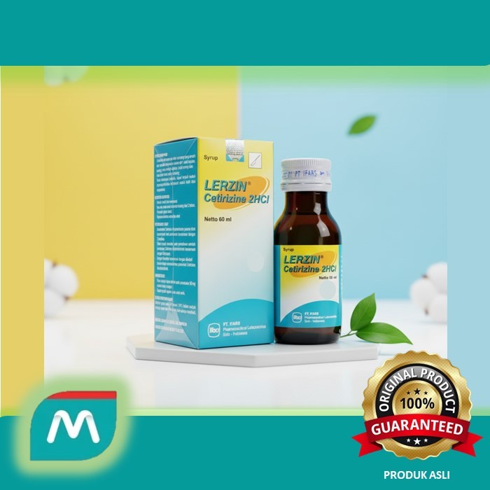 LERZIN SIRUP RHINITIS ALERGI GATAL 60 ML