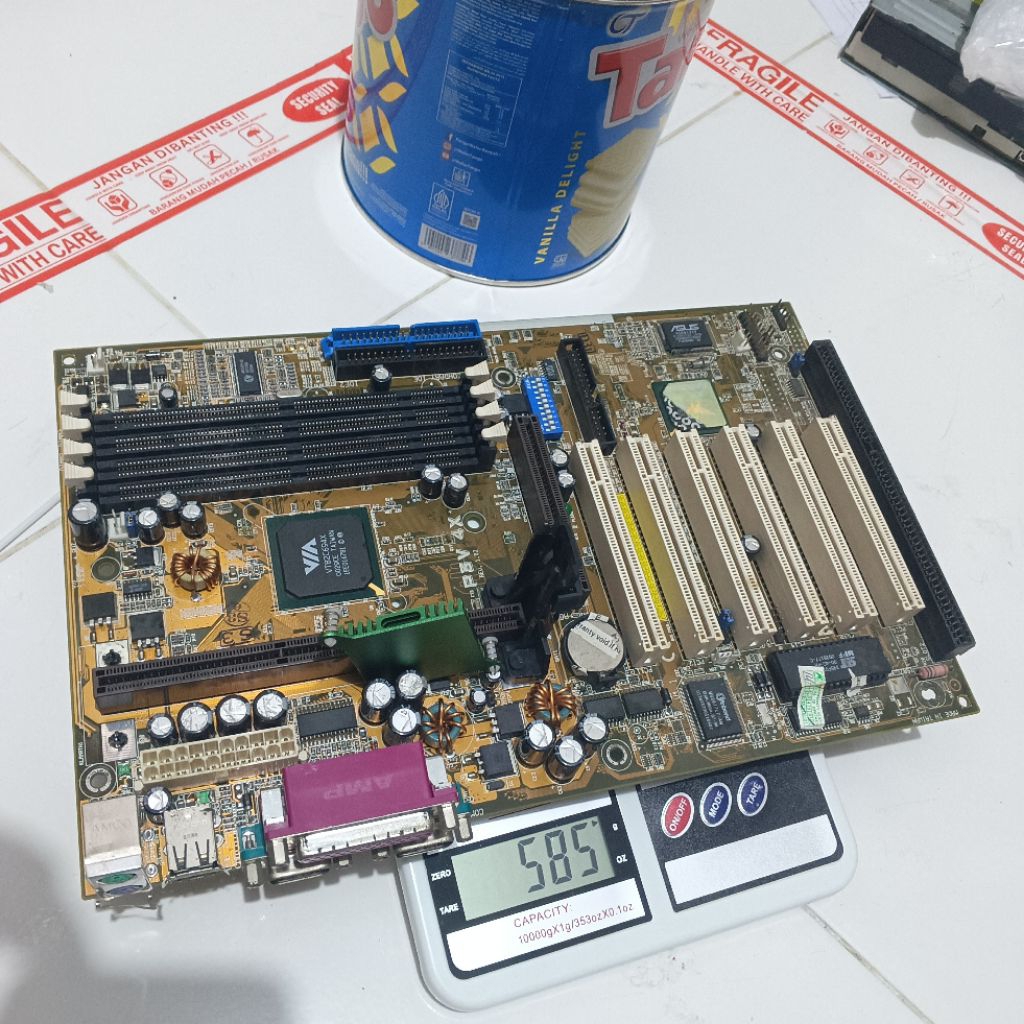 PCB Super Golden Motherboard komputer Jumbo 2 chip besar Jadul bahan Lebur tinggi Emas
