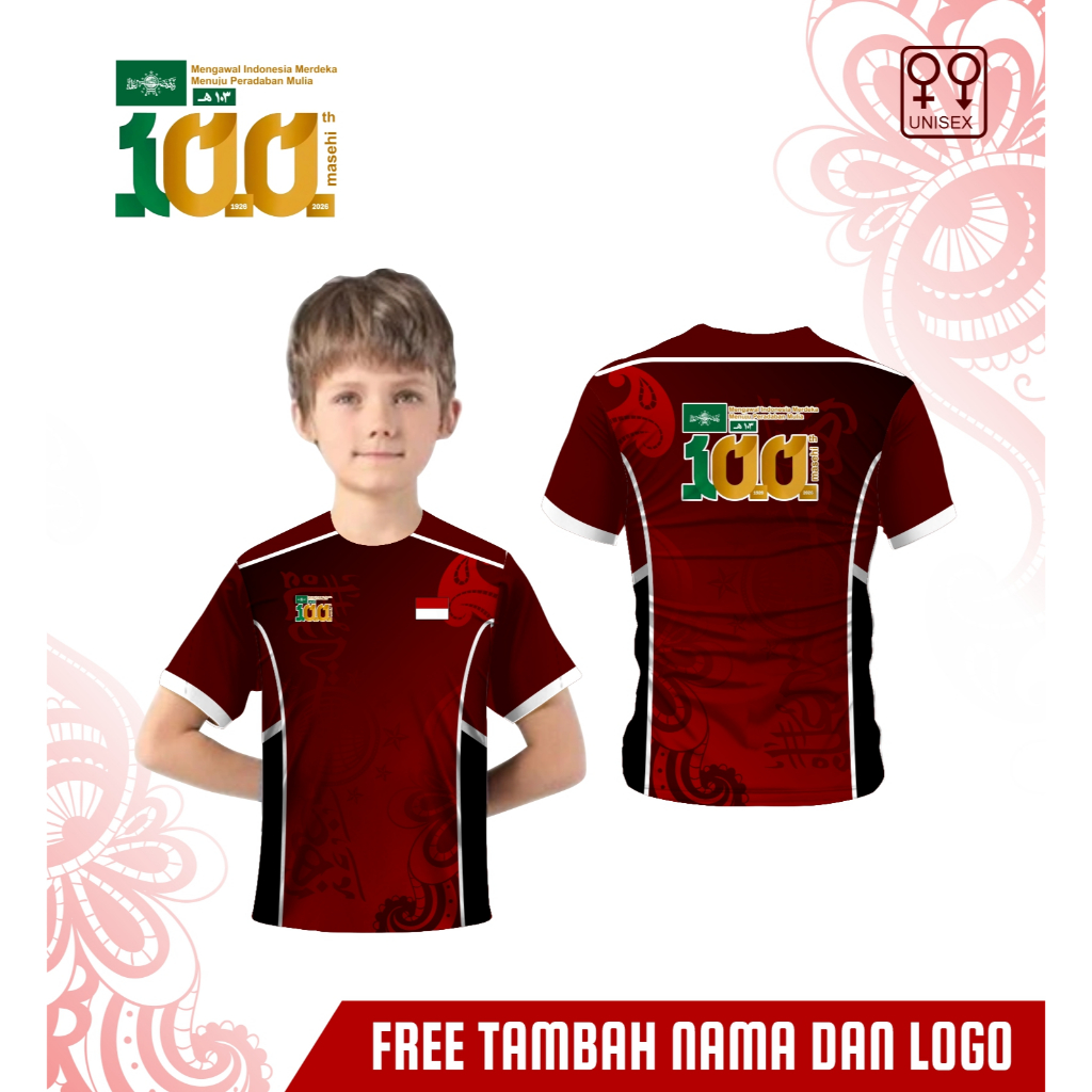 Atasan anak baju NU 1 Nahdlatul Ulama ke 100 kaos free custom design 2