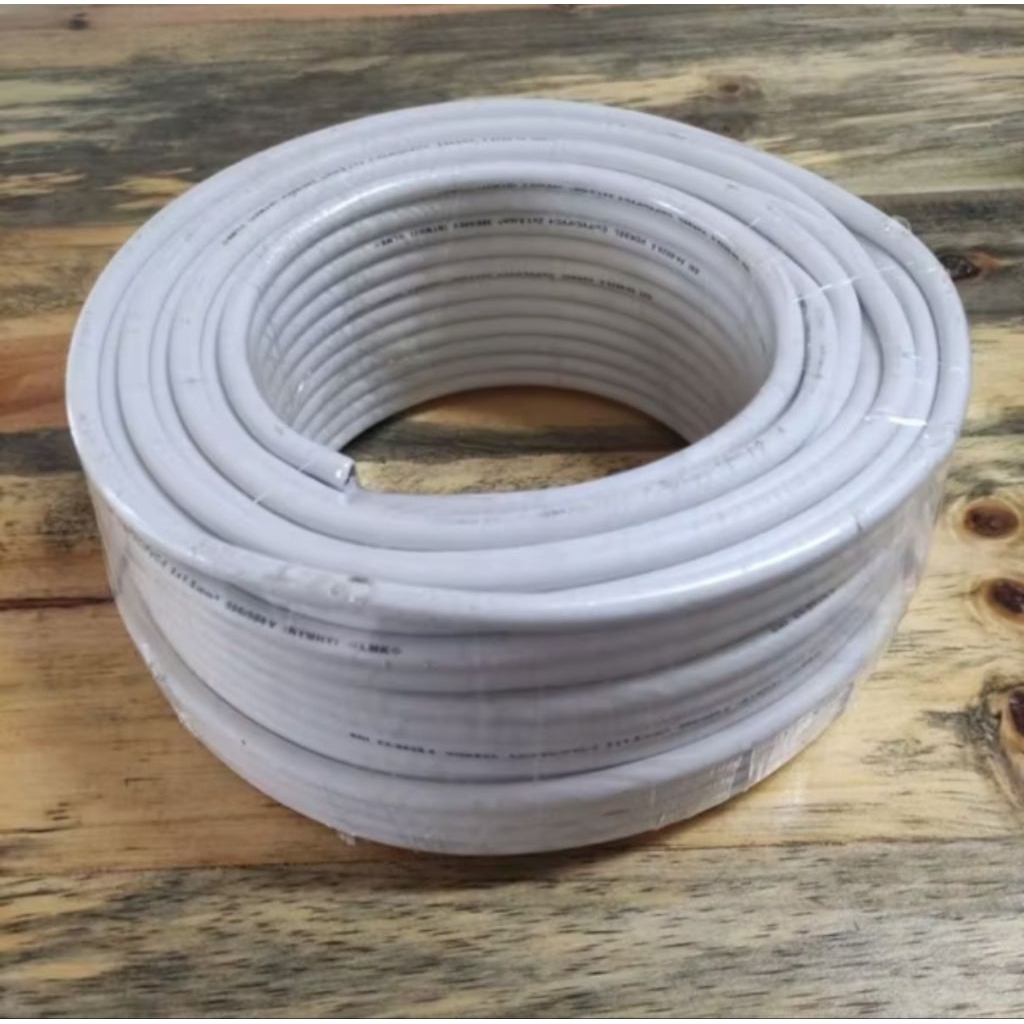 Kabel Tembaga (NYM) 1 Meter Ukuran 2x2,5 mm² 300/500 V - VOKSEL Kabel