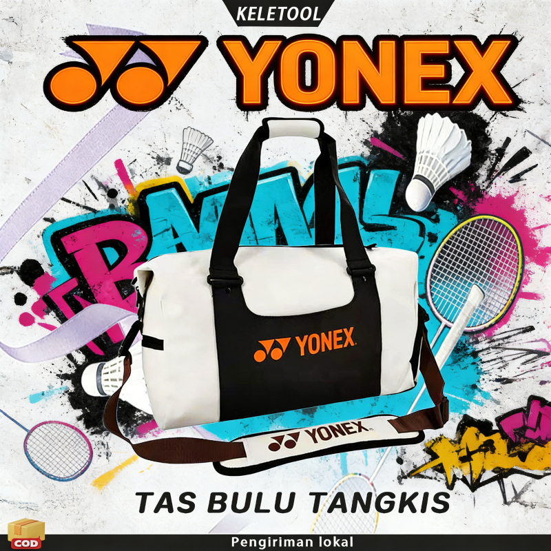 New Yonex Tas Original Selempang Bahu Raket Badminton & Tennis Korea Version Dengan Kompartemen Besa