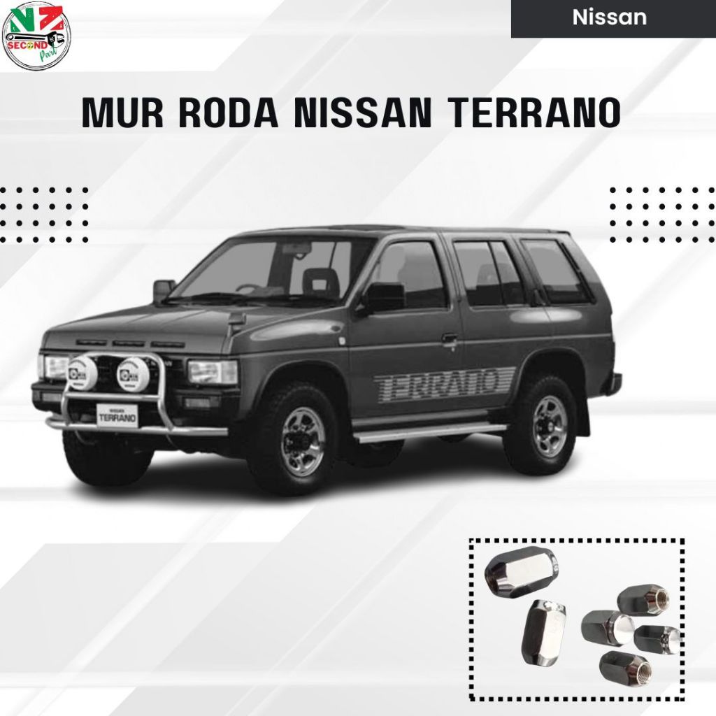 Mur Roda Nissan Terrano | Lug Nut Velg Mobil | Sparepart Kaki-Kaki